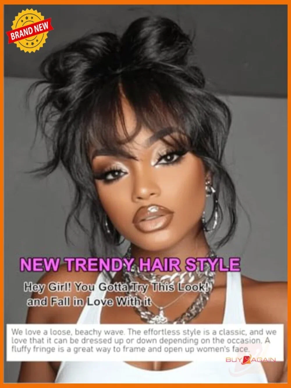 Pre Everything Body Wave 13x4 Lace Front Wig Human Hair with Curtain Bangs